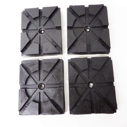 RECTANGLE RUBBER PADS Fits Wheeltronics Lift Ammco* Lift Magnum Lift set of 4 pads HD