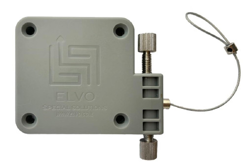 Lily's Home Automatic Door Closer - Sliding Screen Auto Door Closer. Storm Door, Windows and Cabinet Doors Closer, Punch-Free and with Full Control on The Closure Speed and Strength. (Single Gray)