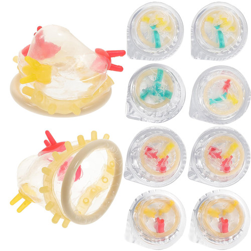 GALPADA Gifts 9pcs Colorful Flower Condoms Safe Sleeve Adult Life Supplies Ultra- Thin Health Products (Small Flower) GALPADA Gifts 9pcs Colorful Flower Condoms Safe Sleeve Adult Life Supplies Ultra- Thin Health Products (Small Flower)