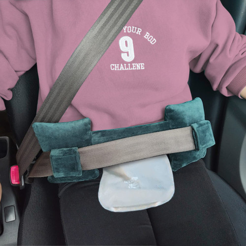 Ostomy Seat Belt Protector Ostomy Seatbelt Pillow for Stoma Colostomy Ileostomy Pacemaker Protection Abdominal Surgery Recovery