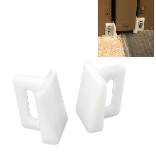 CAMGJORT N 6950 Pocket Door Guide(10 Pack) Bottom Guide 1.125 Inch,Jamb Mounted