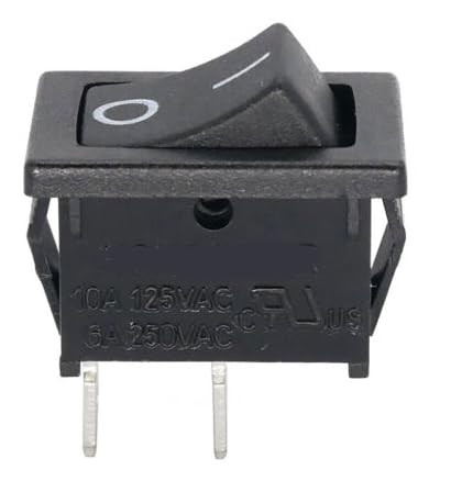 qrcamule Replacement On/Off Switch for Westinghouse WGen9500DF 12500W Generator - Toggle, Push Button, Black, Manual