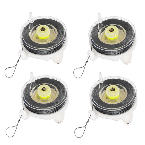 HAVANSIDY 4 Pack Kevlar Trip Wire Alarm Device - 85ft of 12 Gauge Perimeter Defense with Silicon Coated Cord Line - Camping, Hunting & Home Defense