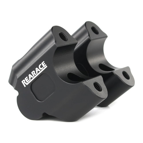 REARACE Motorcycle Handlebar Risers, Handlebar Risers Mount Clamp Kit 43mm Height Compatible with Royal Enfield Himalayan 450 2024, Guerrilla 450 2025