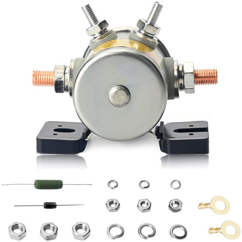 36V 70 Series Solenoid Relay for 36 Volt Ezgo Electric Golf Cart Max 300A TXT 27855G01 11761G1 27855G02 31680G1 3016 with Resistor Diode Kit 36VDC 4 Terminal Ezgo Replacement Part