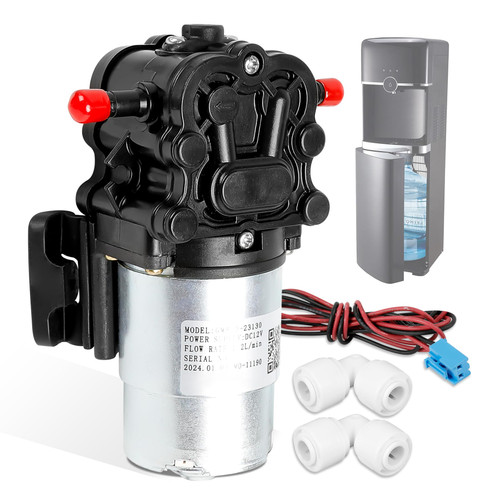 Replacement Water Pump GMB-D-23130 for Bottom Loading Dispensers - DC 12V, 1.2L/min - Compatible with Primo, Avalon, Brio Coolers