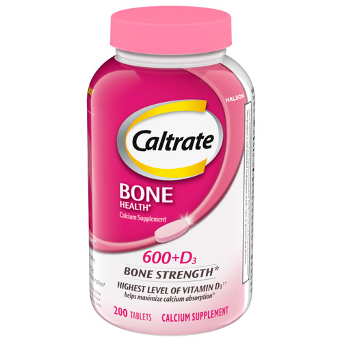 Caltrate 600 Plus D3 Calcium and Vitamin D Supplement Tablets, Bone Health Supplements for Adults - 200 Count Caltrate 600 Plus D3 Calcium and Vitamin D Supplement Tablets, Bone Health Supplements for Adults - 200 Count