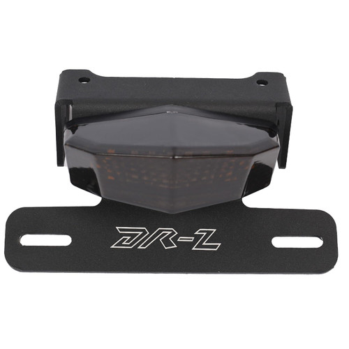 Tail Tidy Kit for DRZ400 DRZ400S DRZ400SM DRZ400E 2000-2024 2025. Fender Eliminator Kit equipped License Plate Holder and Integrated LED Tail Light, Brake & Turn Signals (Black)
