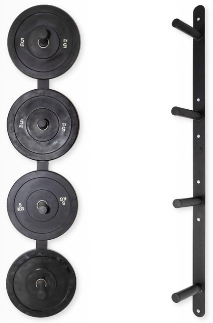 Signature Fitness Fitvids Weight Plate Storage Rack for Home Gym