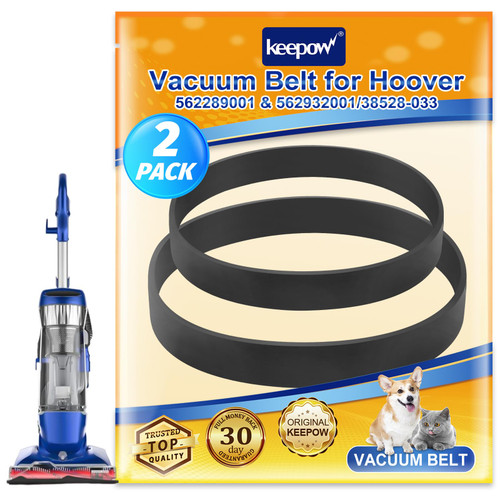KEEPOW Replacement Belts for Hoover MaxLife Total Home Pet Upright Vacuum Model UH74100, UH74100M, UH74110, UH74210, UH74210M, Replace Parts 562289001 & 562932001