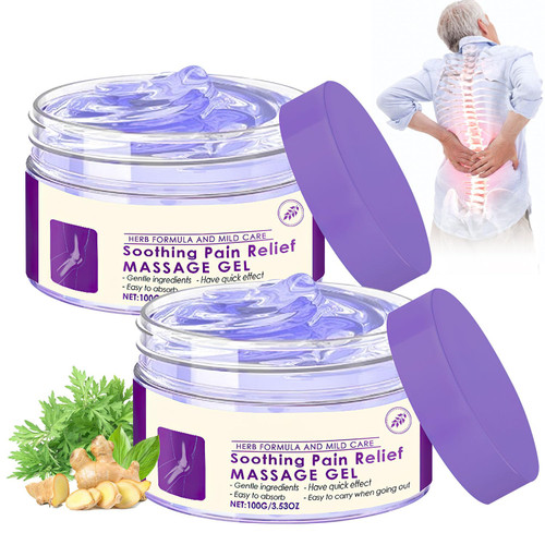 Joint Gel, Soothing Massage Gel,for Joint Activities Throughout The Body, Soothes Knees, Lumbar, Neck, Hands, and Feet (2PCS)