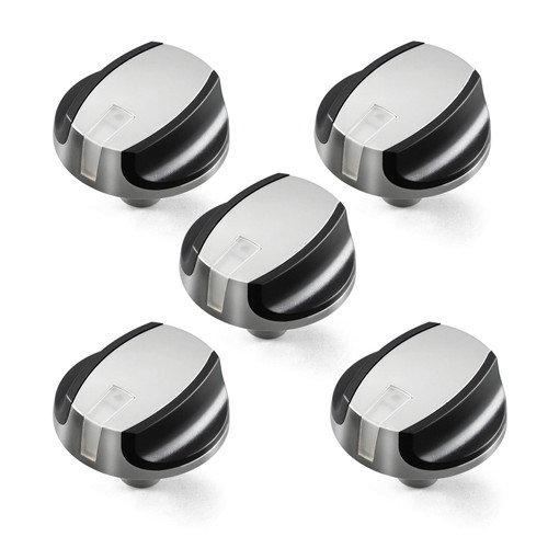 Anniparts 700834 Cooktop Knobs Replacement Parts for Dacor Stove Oven Burner Control Dacor Gas Stove Top Rangetop DE81-02161A 72731 SVC-Assy RGC304/365 Parts Plastic Range Top Stovetop Knobs 5 Pcs