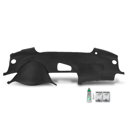 PIT66 TPE Dash Board Cover Compatible with 2004-2008 Acura TL Dash Cover 30-408LL Black