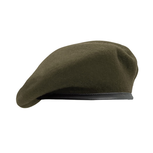 Nawati US Army Style Berets, 100% Wool British Military Berets for Men, Fashionable and Vintage Women's Beret Hats-Green