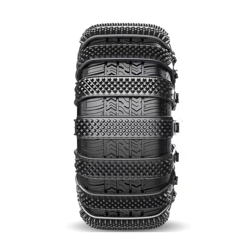 10Pack Heavy Duty Anti Skid Snow Tire Chains Car Winter Wheels Chain Universal Cable Tire Belts, 2025 Reusable TPU Non-Slip Zip Tie Tires Chain Emergency for Auto Pickup Trucks Suvs, 2.0 Version