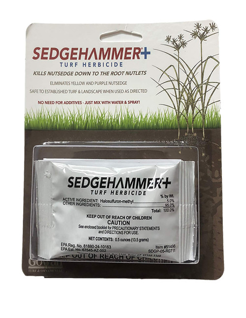 Sedgehammer Plus Turf Herbicide - USA-Made Purple & Yellow Nutsedge Killer for Lawns with Pre-Mixed Surfactant - Lawn & Pet Safe Weed Killer Mix for Residential Use (1) Sedgehammer Plus Turf Herbicide - USA-Made Purple & Yellow Nutsedge Killer for Lawns with Pre-Mixed Surfactant - Lawn & Pet Safe Weed Killer Mix for Residential Use (1)