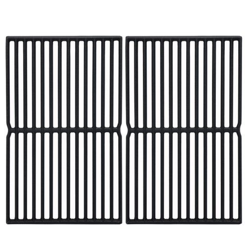 Leship 15 inch Grill Grates Replacement for Weber 7522 Spirit E/S 200 E/S210 Spirit 500 Genesis Silver A, Cast Iron Cooking Grid for 7523 7521 65904 65905 (15 x 11 1/4) 2PCS