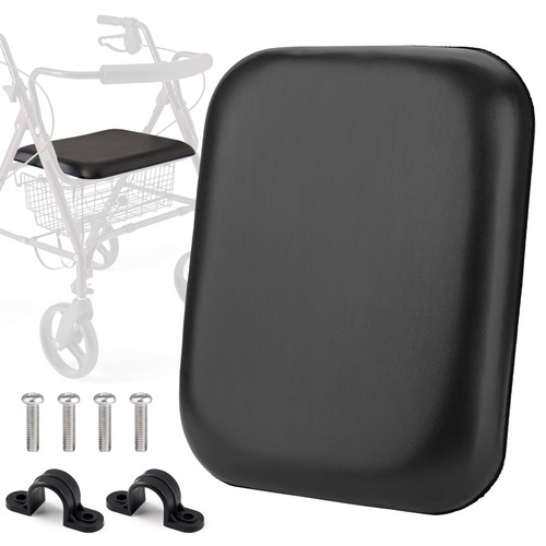YIBEICO Rollator Seat Cushion, Replacement Padded Seat for Rollator Walker, Rollator Replacement Parts Seat
