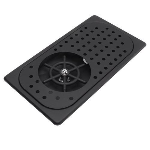 Diydeg Pitcher Rinser, Stainless Steel Countertop Cup Washer Spray Rinser, Glass Rinser with Multi Angle Outlet Water, Drain and Drip Tray, Hose, for Home Kitchen Hotel Cafe (2)