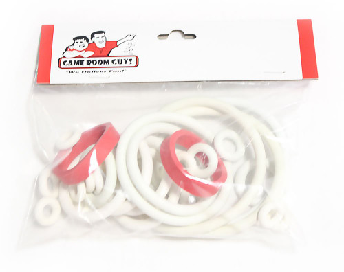 Game Room Guys 1973 Bally Monte Carlo Pinball White Rubber Ring Kit
