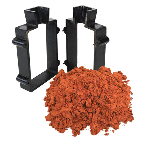 Sand Casting Set with 10 Lbs Petrobond Quick Cast Sand Casting Clay and Cast Iron Mold Flask Frame Melt Pour Metals