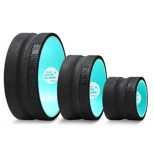 Furnhome Back Roller - Back Wheel for Deep Tissue Massage,Yoga Wheel for Back Pain & Stretching- Comfy Deep Tissue Massage Roller (3-Pack)