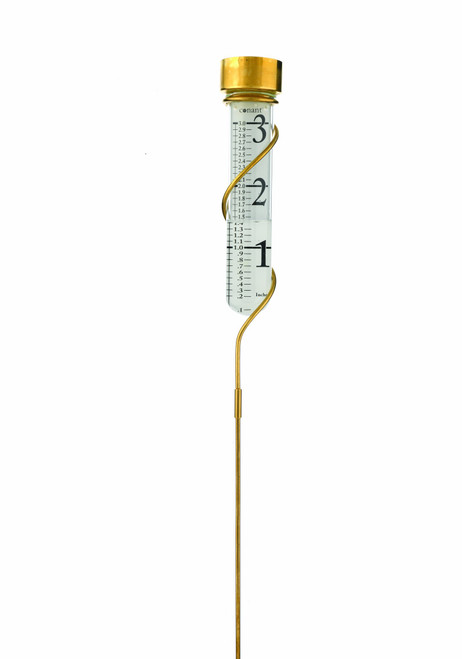 Conant VRG6LFB Vermont Grande View Rain Gauge (Living Finish Brass)