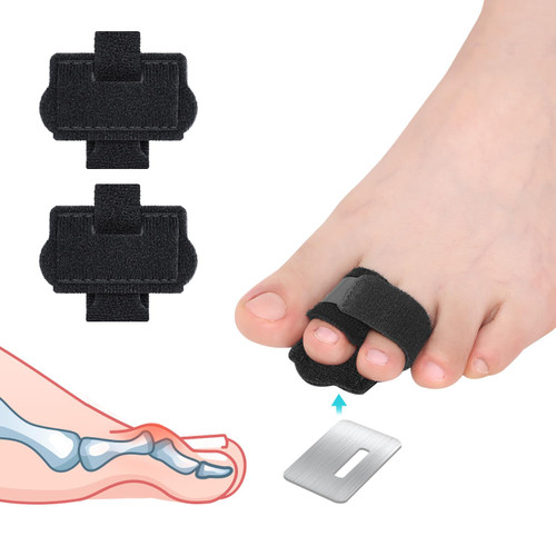 Pozpo Tech Hammer Toe Straightener Corrector Wrap for Women & Men, Hammer Toe Splint Support - 2 in package