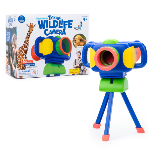 Educational Insights GeoSafari® Jr. Talking Wildlife Camera™ Featuring Robert Irwin - Preschool Science Toys for Little Kids, Toddler STEM Toys, Gifts for Boys & Girls Ages 4+