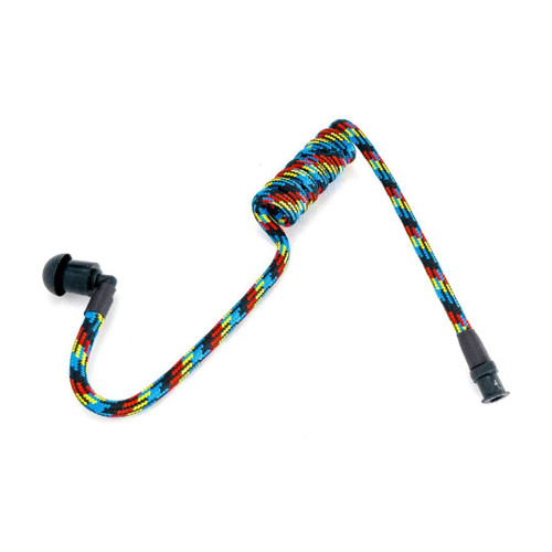 Grip Support Earpiece for Walkie Talkie Headsets - Many Styles/Comfortable/Tubeez/Surveillance/Two Way Radio (Sonic Rainbow)