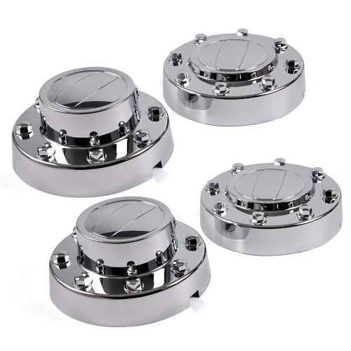 G-PLUS 4PCS 1-TON Dually Alcoa Alloy Wheel Center Caps Front & Rear Wheel Center Caps Compatible with Dodge Ram 3500 2011-2016