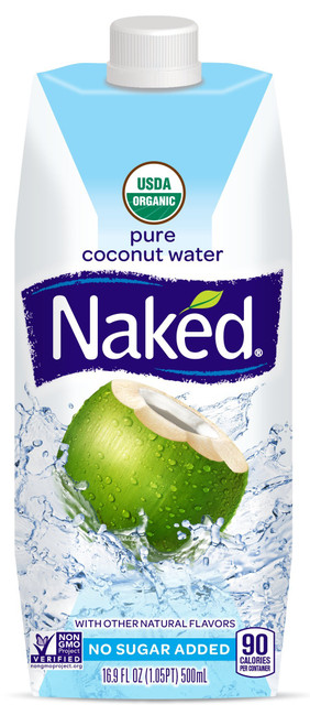 Naked Juice 100% Organic Pure Coconut Water, USDA Organic Certified, NON GMO Project Verified, 16.9 Ounce(Pack of 12) Naked Juice 100% Organic Pure Coconut Water, USDA Organic Certified, NON GMO Project Verified, 16.9 Ounce(Pack of 12)