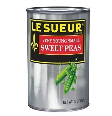 Le'sueur Very Young Small Sweet Peas 15 Oz (Pack of 6) by Le Sueur