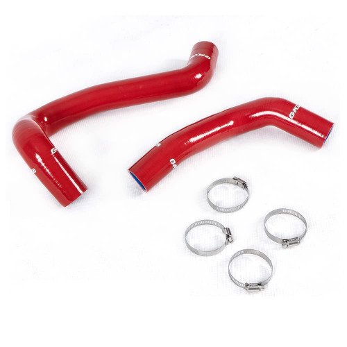 G-PLUS Silicone Radiator Hose Kit Clamps, Compatible With Toyota Tundra 5.7L V8 2007-2017 (Red)
