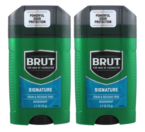 Brut Deodorant 2.25oz Oval Solid Classic Scent (2 Pack) Brut Deodorant 2.25oz Oval Solid Classic Scent (2 Pack)