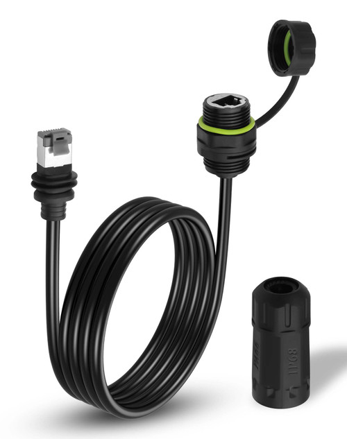 CERRXIAN for Starlink Ethernet Adapter Gen 3/Mini, Starlink Mini Ethernet Extension to RJ45 Coupler, Waterproof IP68, CAT 6A, Compatible with Starlink Gen 3 Dish and Router (3.2FT / 1M)