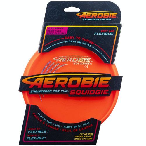 Aerobie Squidgie Disc Glow in the Dark Flying Disc - Colors May Vary