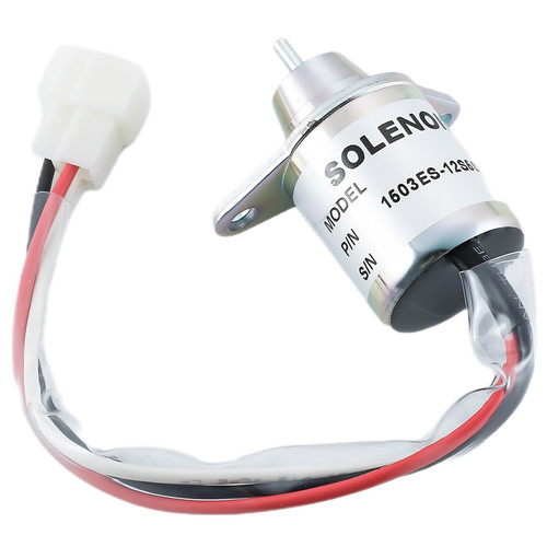 KD KISONIED 119653-77950 Fuel Shut Off Solenoid 1503ES-12S5SUC5S Woodward M806808 for John Deere 790 990 2020 2030 2030A 2210 Yanmar 3TNE84 3TNE88 3TNV70 3TNV76 Engine 12VDC