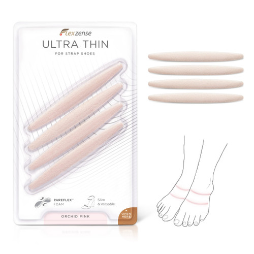Ultra Thin | Protect Against Any Irritable Seams, Straps and Laces | 4 Pieces (Orchid Pink)