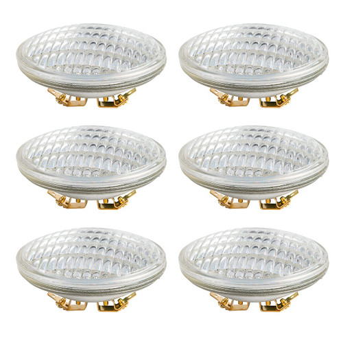 SHUWDKAR PAR36 LED Landscape Lighting 12W 1200LM(Eq to 100Watt Halogen) 12V-36V Warm White 3000K Waterproof, PAR36 Flood Light 12V Multipurpose Base Light Bulb,6 Pack