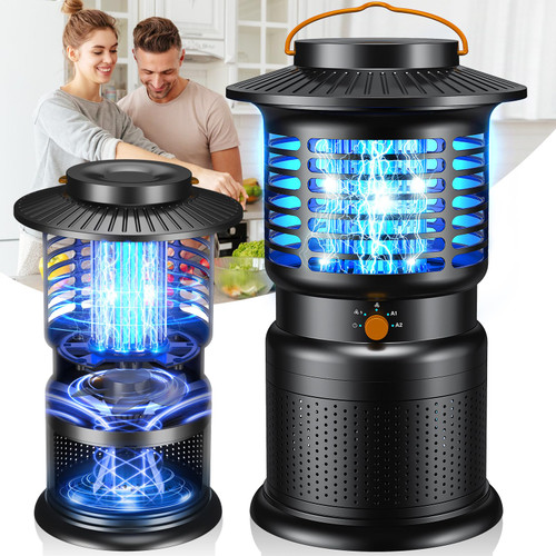 GTERT 4-in-1 Mosquito Trap & Bug Zapper, Portable Rechargeable Fly Zappers with 10000mAh Battery, Bug Zapper Indoor with Silent Wind Suction, Auto On/Off Zapper Outdoor GTERT 4-in-1 Mosquito Trap & Bug Zapper, Portable Rechargeable Fly Zappers with 10000mAh Battery, Bug Zapper Indoor with Silent Wind Suction, Auto On/Off Zapper Outdoor