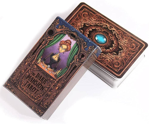 Dark Mansion Tarot 78-Card Fortune-Telling Destiny Card. This Deck is Suitable for Beginners, Enthusiasts and Advanced Tarot Readers