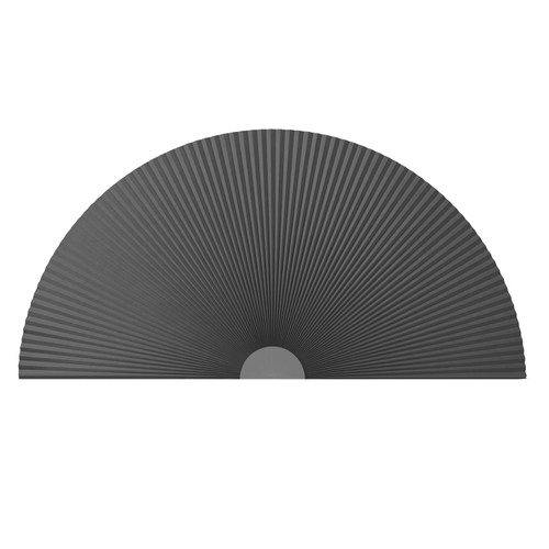 100% Light Blocking Arch Window Shades, Pleated Fabric Half Circle Cellular Cordless Semicircular Blinds with No Tools, Freely Cut Blind Half-Round Shade for Living Rooms Bedrooms Offices(36"×72")