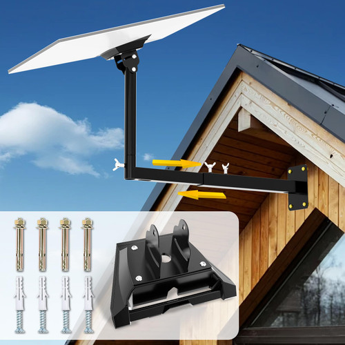 Starlink Gen 3 Mount with Adapter, Extension-Type Heavy Duty Starlink Long Wall Mount, StarLink Pole Mount, Mounting Kit for Starlink Gen 3 Internet Kit Satellite