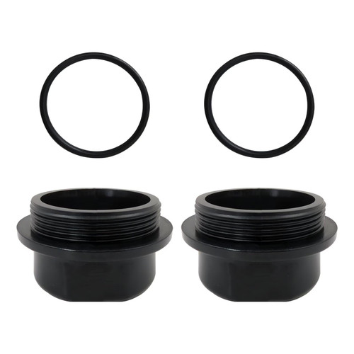 USonline911 2x 81143 for Dexter Vortex 48355V Replacement Trailer Hub Caps with O-Ring - 2 5/16 Inch Outer Thread Diameter, Compatible with 5 Bolt Vortex Hubs, Convenient Replacement for Damaged Caps