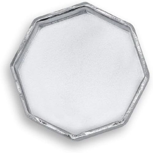 Cru5h Billiards Metal Holder (Large Octagon) Compatible with Predator Pure Chalk - Billiard Chalk Holder use with Magnetic Clip, Pool Accessories