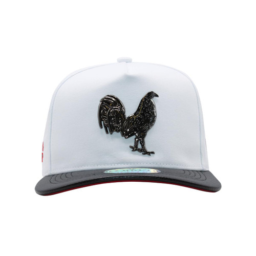 Ferreti Hats El Gallo White Baseball Cap - Premium Rooster Hat for Men and Women, Ball Caps for Men for Any Occasion, Rooster Trucker Hat, Gorra para Hombre Ajustable