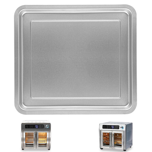 GWY Air Fryer Tray for Emeril Lagasse 26 QT Extra Large Air Fryer, 12.5''×11.3'' Steel Air Fryer Accessories Grill Pan Grill Plate Crisper Plate Replacement Parts Rack
