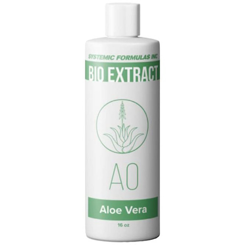 Systemic Formulas AO – Aloe Vera 16 Fl Oz BioExtract #200. 3-4x Concentration of Aloe Vera Extract from Inner Gel Rich. for Internal & External use.-1765336408