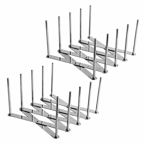 Hovico 2pcs Pot Lid Holder, Adjustable Pot Lid Organizer, Kitchen Cabinet Pantry Pan and Pot Lid Organizer Rack Holder-1765336831